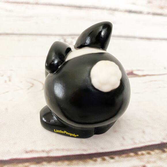 Vintage 1997 Little People Blue Eyes Bunny Rabbit Figure - Picture 3 of 4